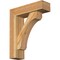 Ekena Millwork Legacy Block Rough Sawn Bracket w/ Offset Brace, Western Red Cedar, 6"W x 20"D x 24"H BKT0604X20X24LEC05RWR - alternate 1